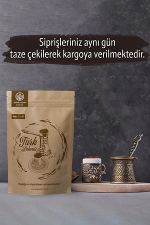 Sağlığınız Düşünülerek Az Kavrulmuş Ve Taze Çekilmiş Türk Kahvesi 4x100gr Avantaj Paketi Apayrı Yaşam
