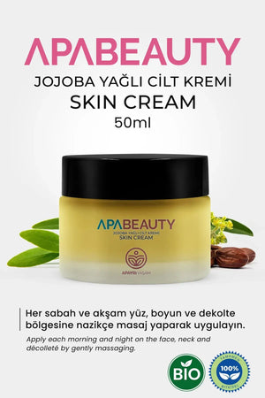 Kırışıklık Onarıcı, Yaşlanma Karşıtı, Nemlendirici Aydınlatıcı Bio Yüz Kremi %100 Bitkisel Apabeauty Apayrı Yaşam