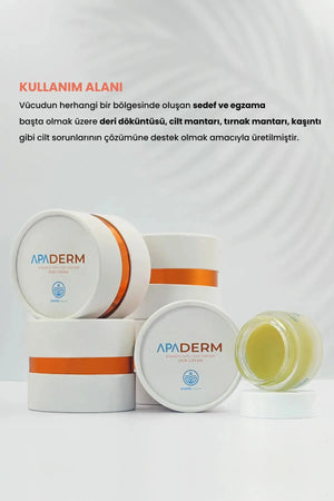 Sedef, Egzama, Ayak Mantarı, Kaşıntı, Kurdeşen Doğal Cilt Kremi Apaderm Apayrı Yaşam