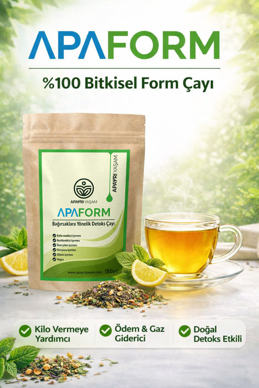 Doğal İçeriklerle Zenginleştirilmiş Apaform Çayı 1 Aylık