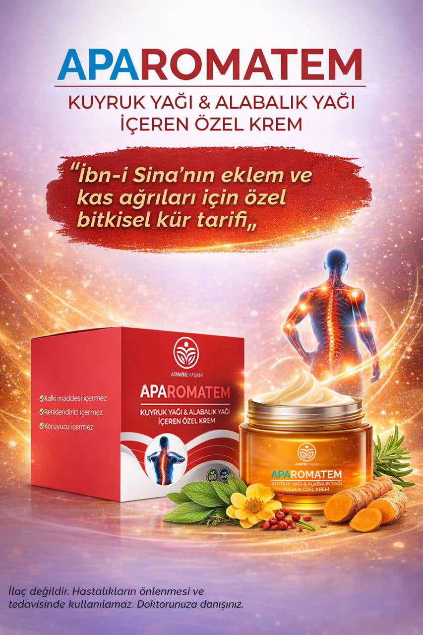 Kuyruk Yağı & Alabalık Yağı İçeren Özel Krem APAROMATEM 50ml