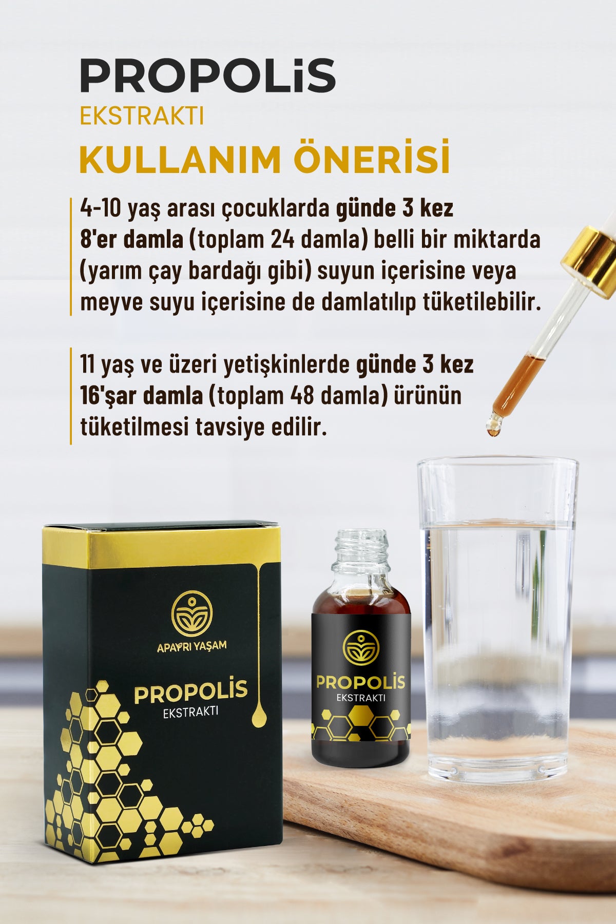 Propolis Ekstraktı Damla Takviye Edici Gıda 35ml