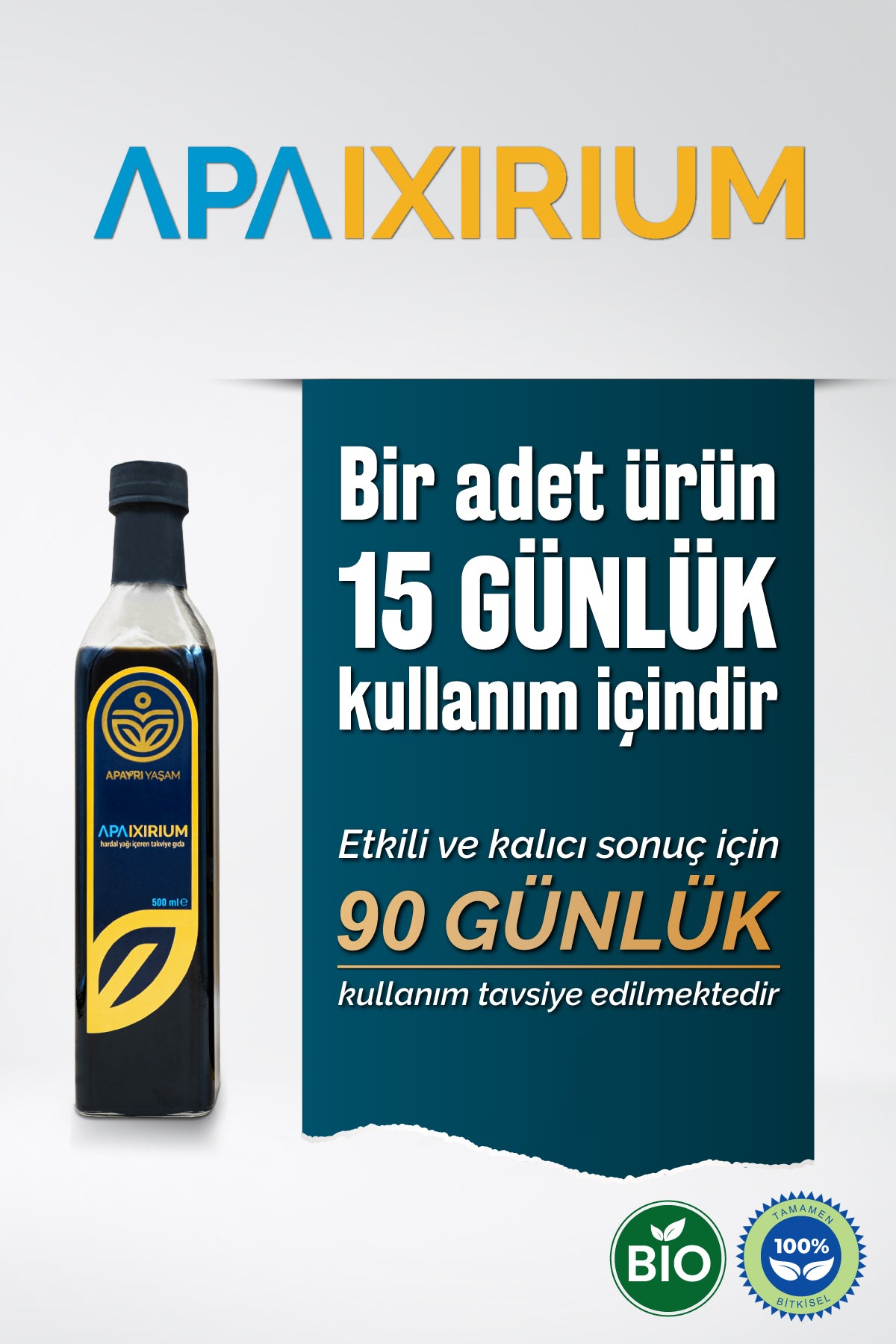 Doğal Bitkisel Özler İçeren Takviye Edici Gıda Kompleksi - 500 mL
