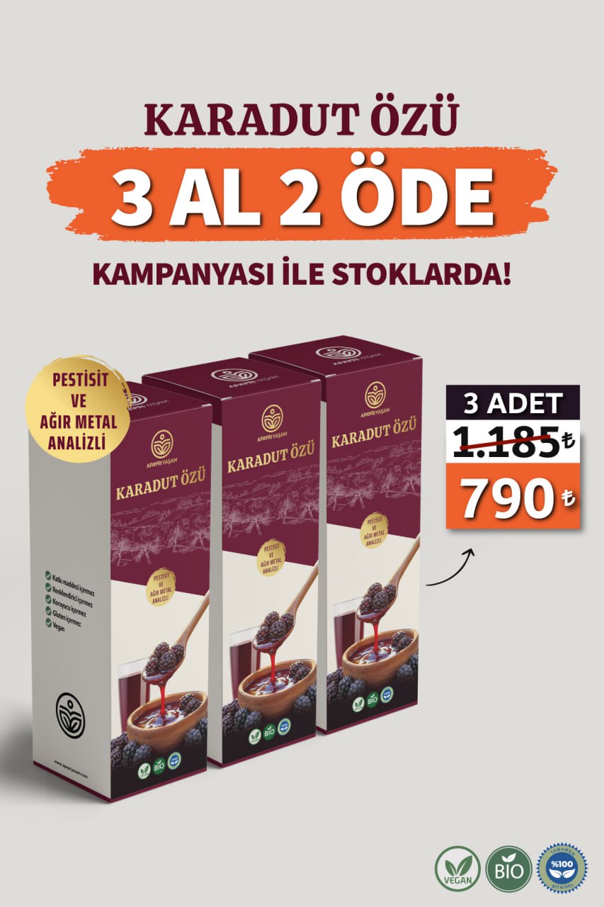 Katkısız %100 Doğal Karadut Özü (PESTİSİT & AĞIR METAL IÇERMEZ ANALİZLİ) 700 gr