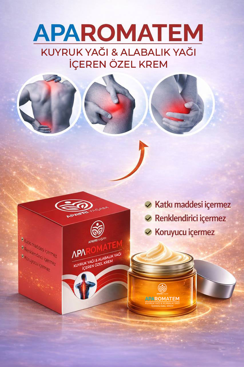 Kuyruk Yağı & Alabalık Yağı İçeren Özel Krem APAROMATEM 50ml