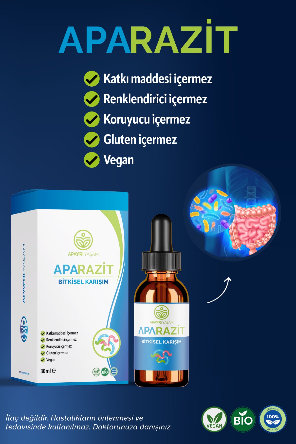 Parazitler İçin Etkili Özel Bitkisel Kür APARAZİT