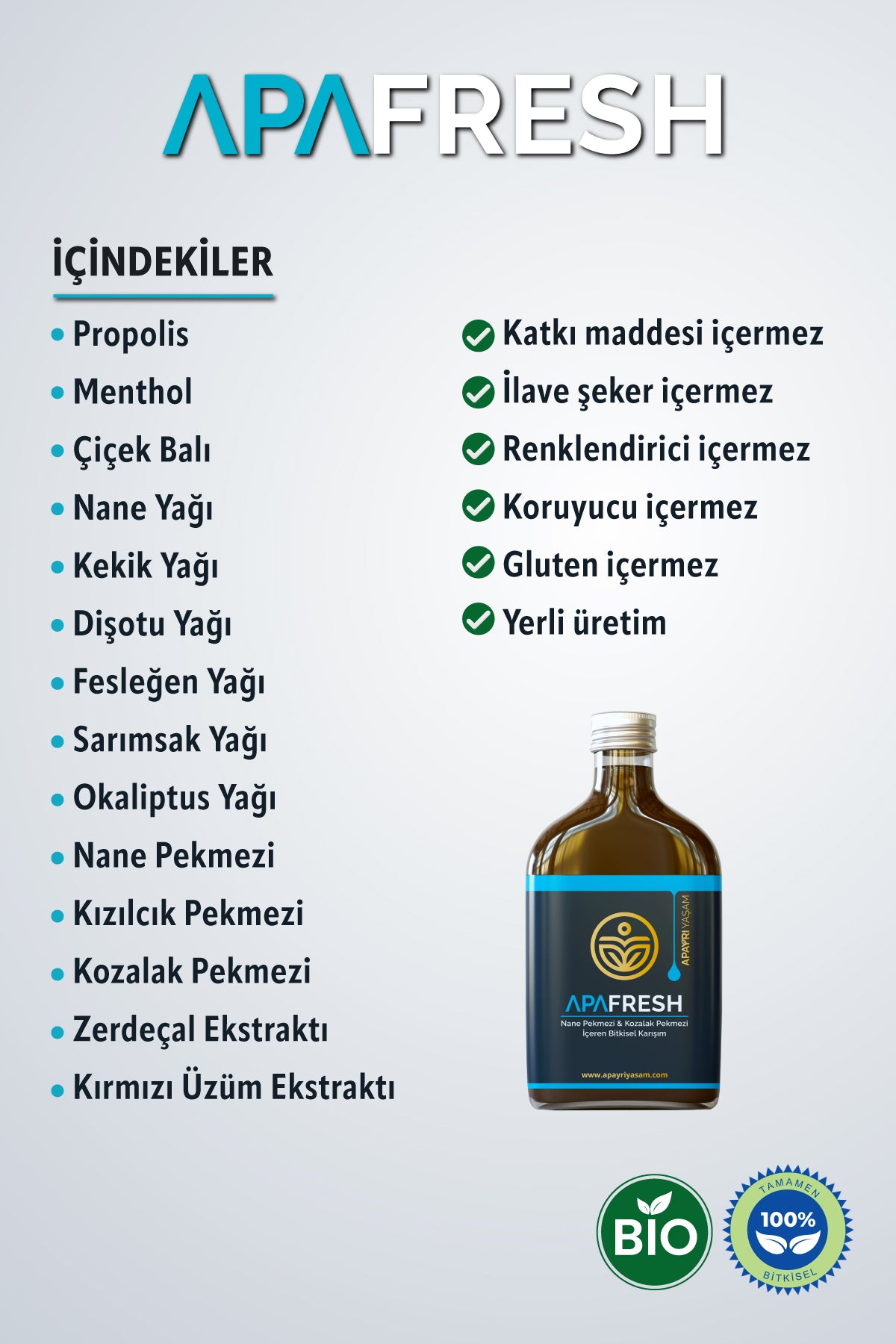 %100 Bitkisel Kür Seti  (APAİXİRİUM-APAFRESH)