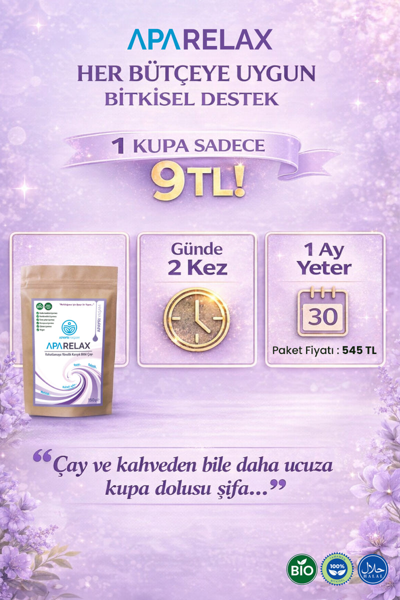 % 100 Bitkisel Çay Karışımı APARELAX